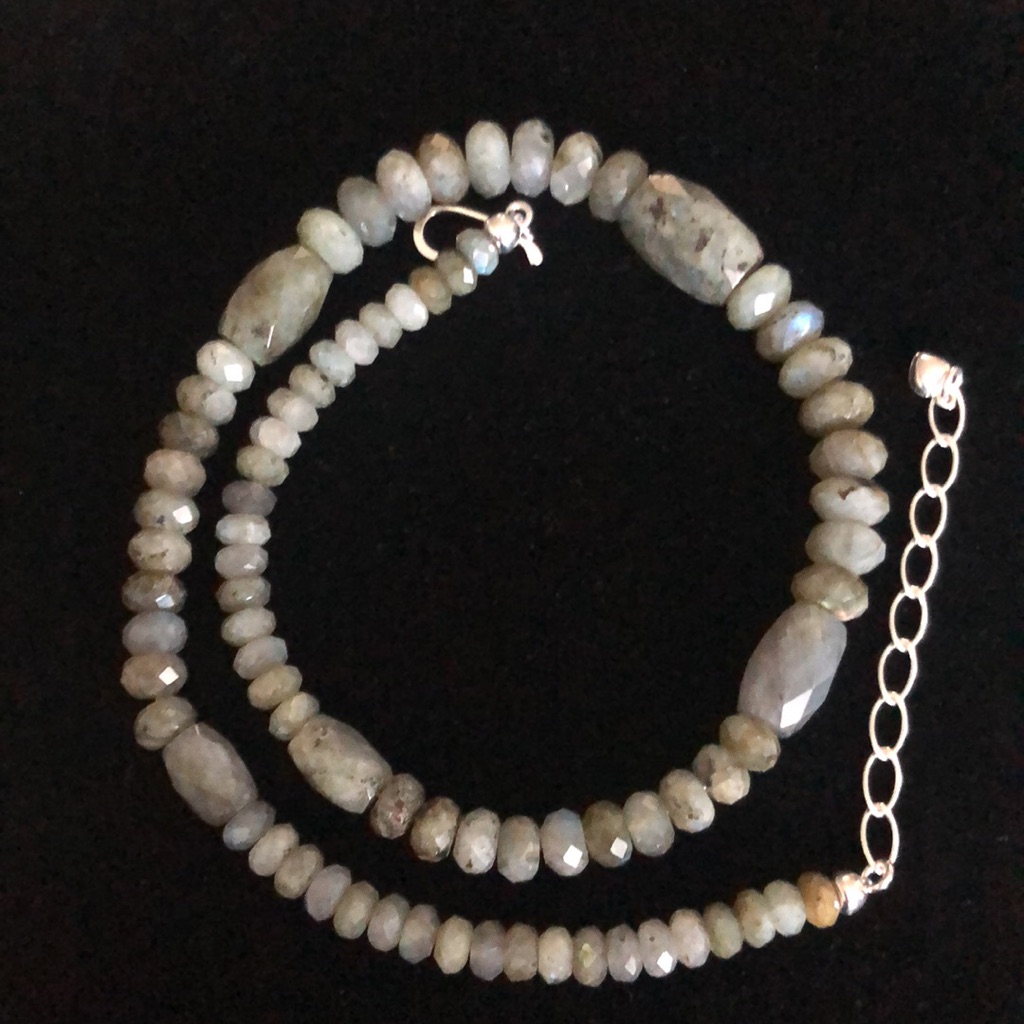 Jay King Sterling Silver 18 Inch Labradorite Necklace
